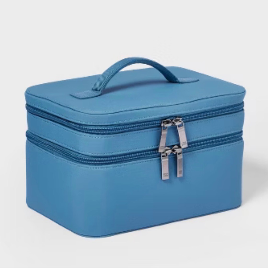 Open Story Blue Cosmetic Case